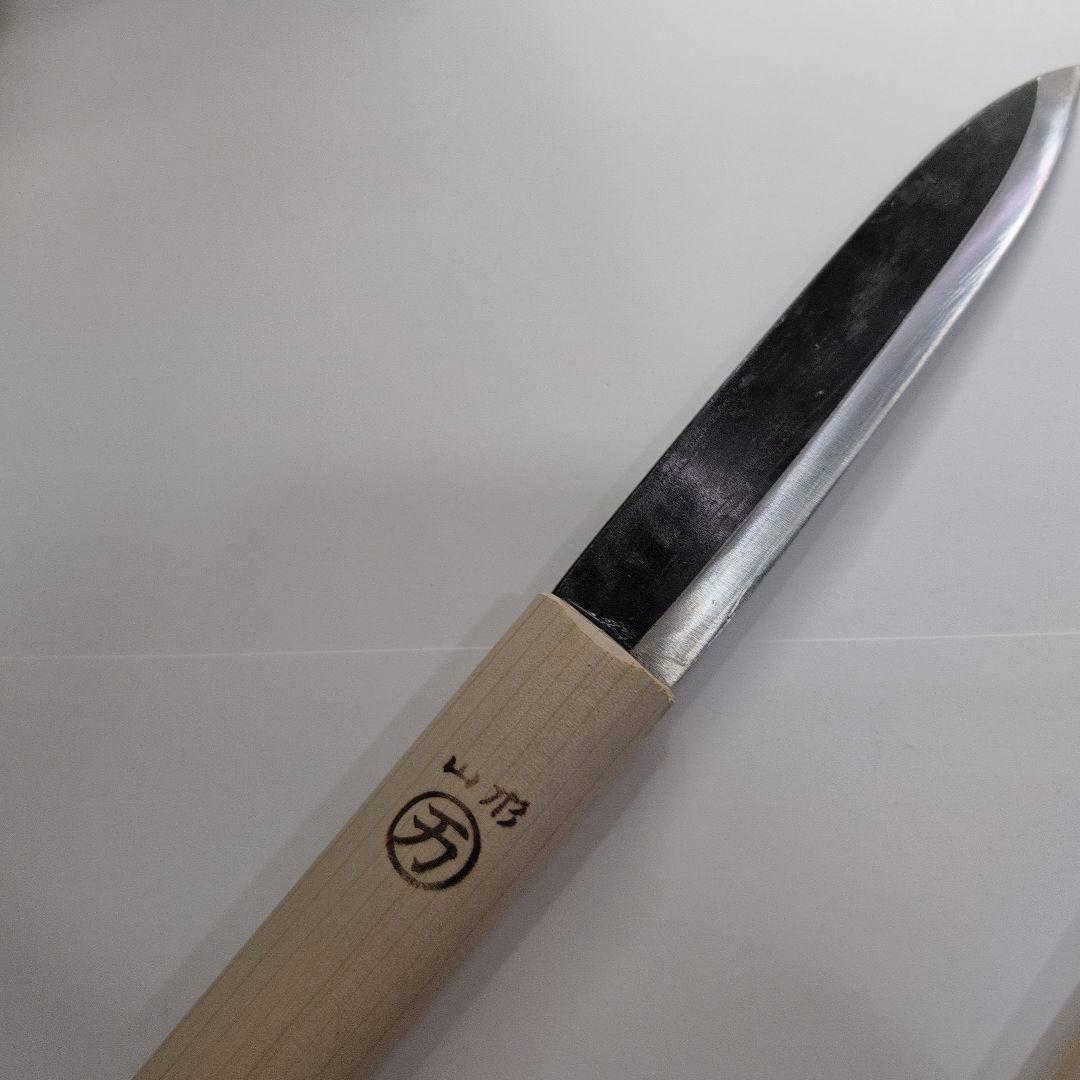 釣り・アウトドアに●木製さや付マキリ●職人手作り●マキリ包丁●青紙鋼