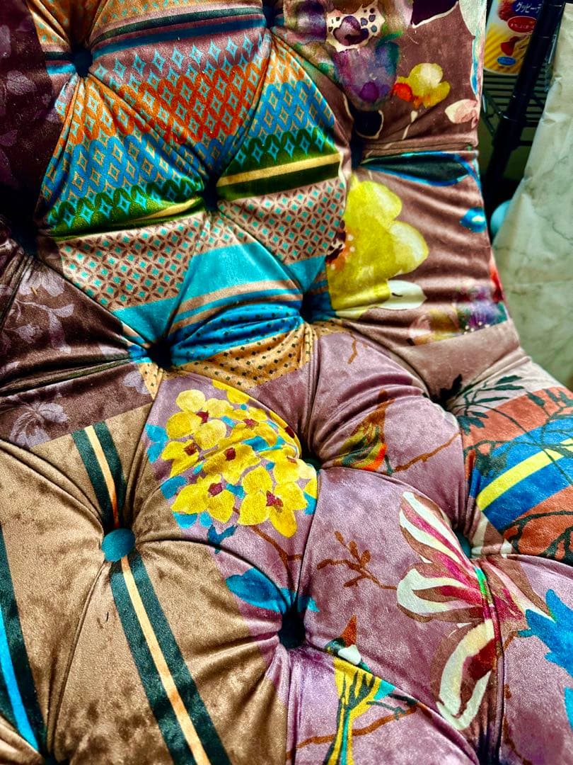 関家具★アダム★パッチワークデザイン ソファ