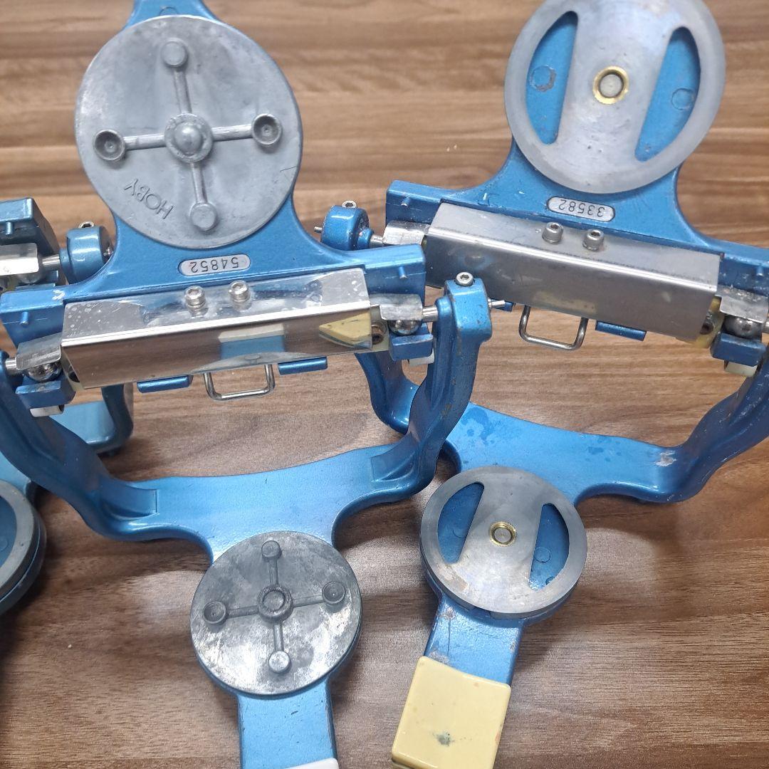 歯科技工　咬合器　美品　DENTALHOBY デンタルホビー　4台 平面板付属