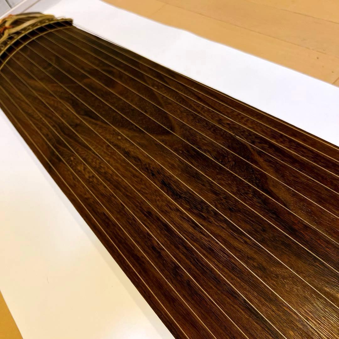 良品】琴 13弦 蒔絵 大正琴 琴柱 松雲 松雪