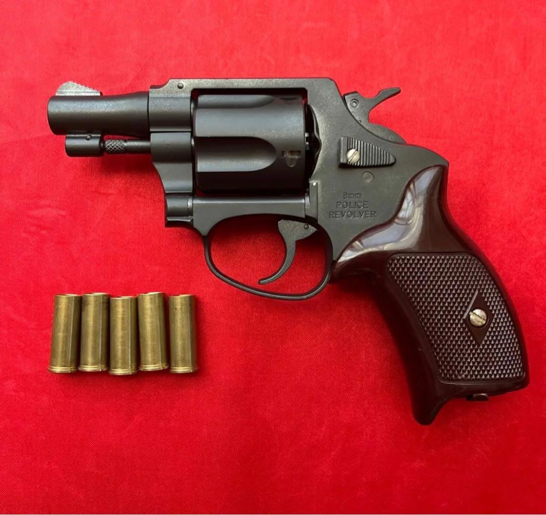マルシン ポリスリボルバー ニューナンブm60 キャロムショット塗装