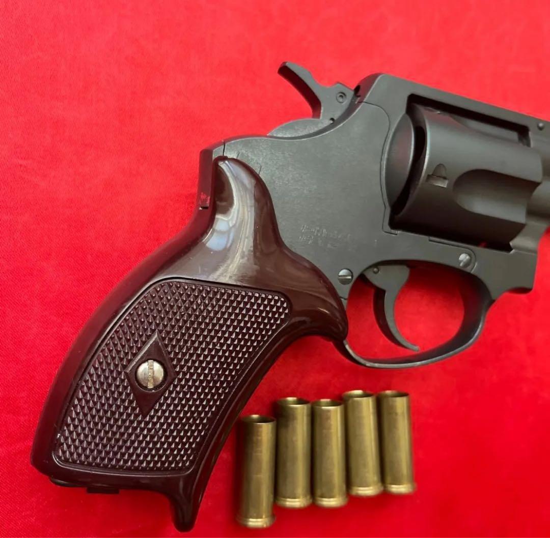 マルシン ポリスリボルバー ニューナンブm60 キャロムショット塗装