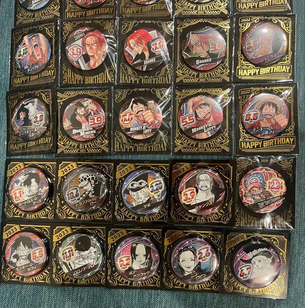 【全て未開封】 ワンピース　ONE PIECE 缶バッジ　バースデー　ロー