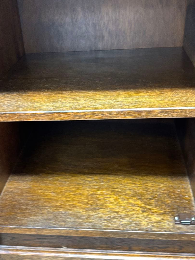 三越家具【ブルージュ】象嵌 ライティングビューローデスク・ヴィンテージ オーク材