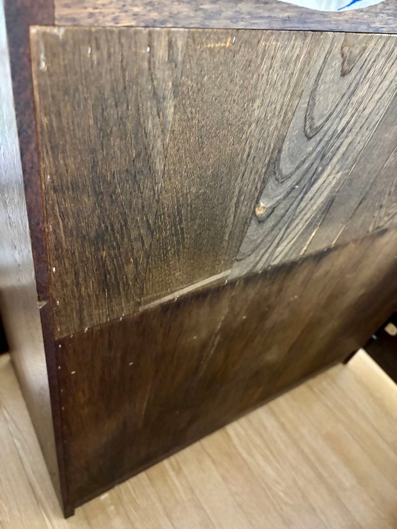 三越家具【ブルージュ】象嵌 ライティングビューローデスク・ヴィンテージ オーク材