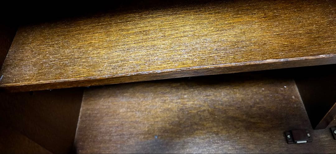 三越家具【ブルージュ】象嵌 ライティングビューローデスク・ヴィンテージ オーク材