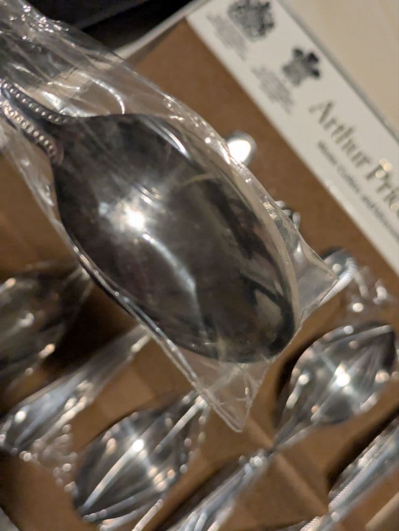 2-2.Arthur Price of England スプーン(ビード) 6本