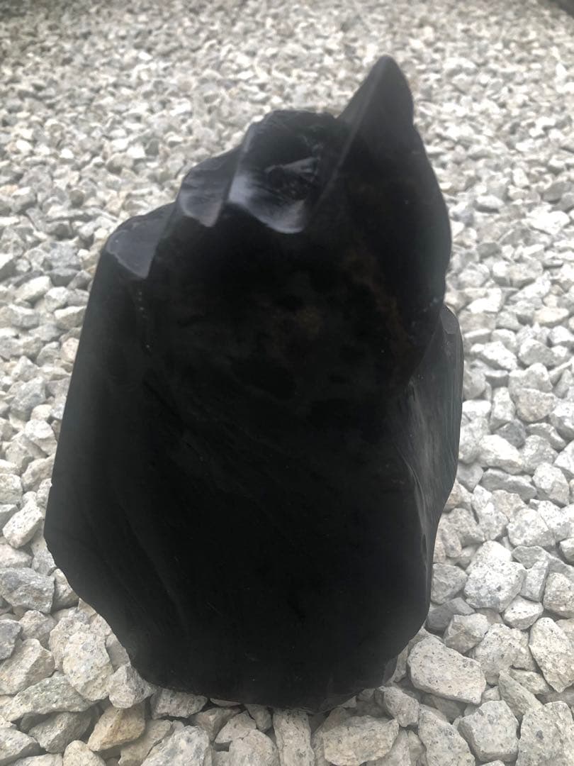 水石　鑑賞石　自然石　黒石