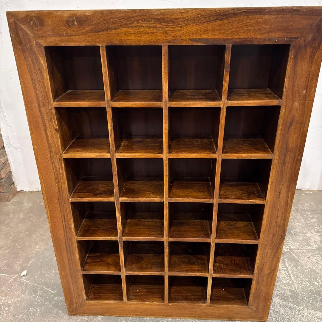 年末年始saleヴィンテージ　木製シェルフ　ディスプレイ