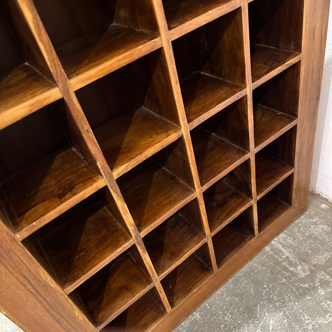 年末年始saleヴィンテージ　木製シェルフ　ディスプレイ