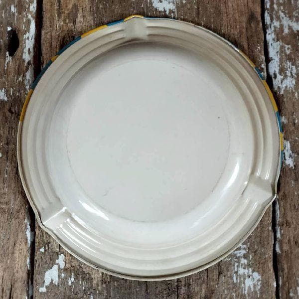 80s ヴィンテージ クリームソーダ ブリキ アッシュトレイ 灰皿