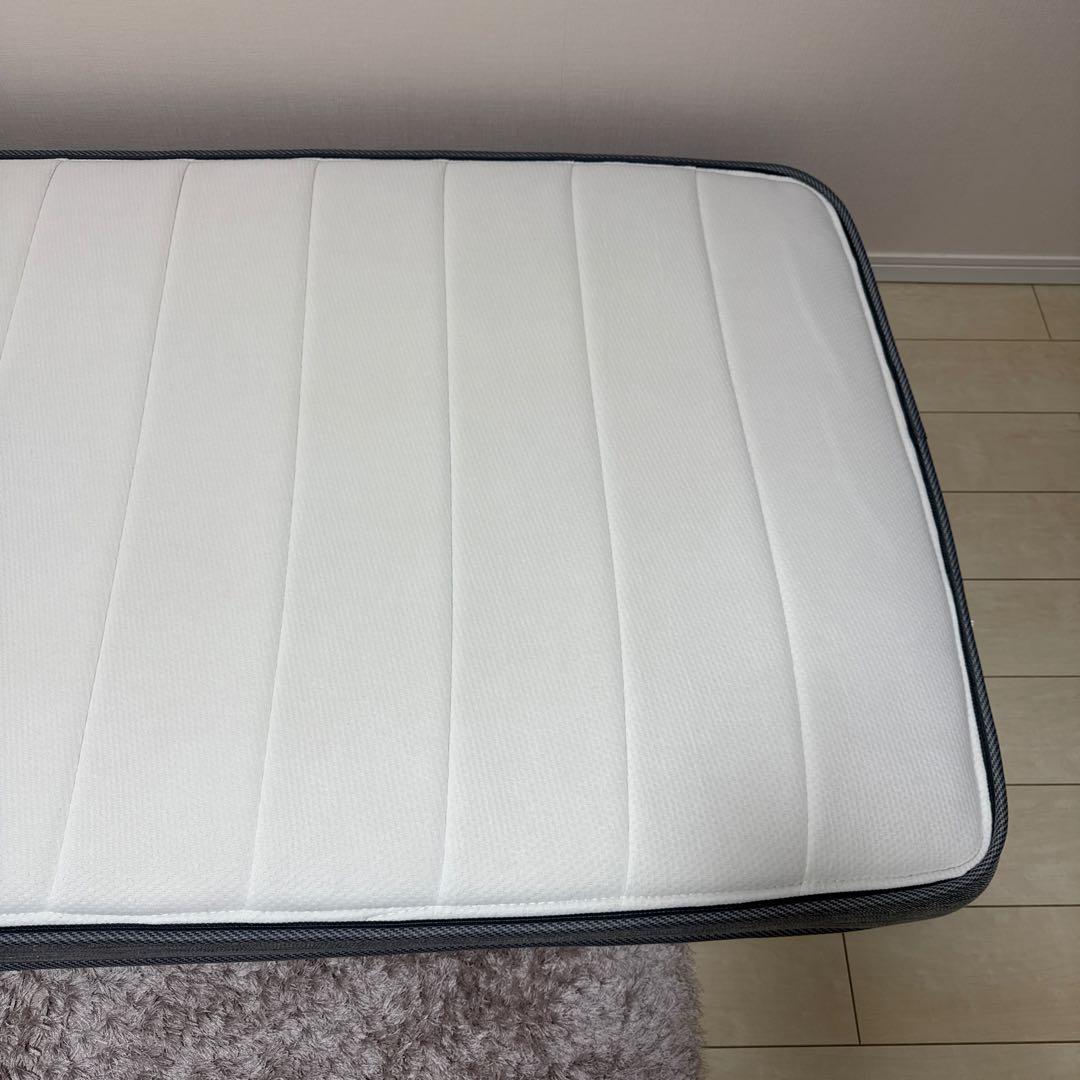 【美品】ニトリ　シンプル シングルベッドフレームとマットレス（Nスリーブハード）