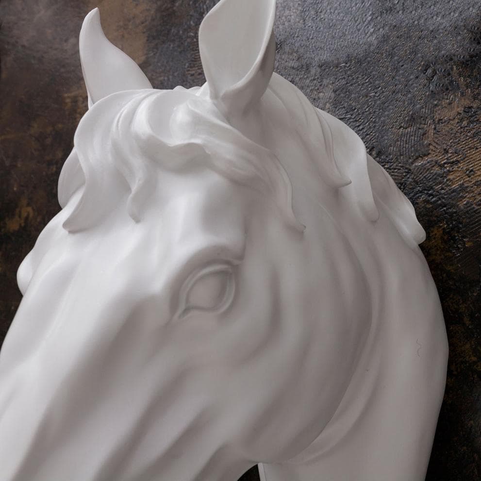 特大サイズ 馬 壁掛けオブジェ 飾り 置物 オブジェ インテリア L54