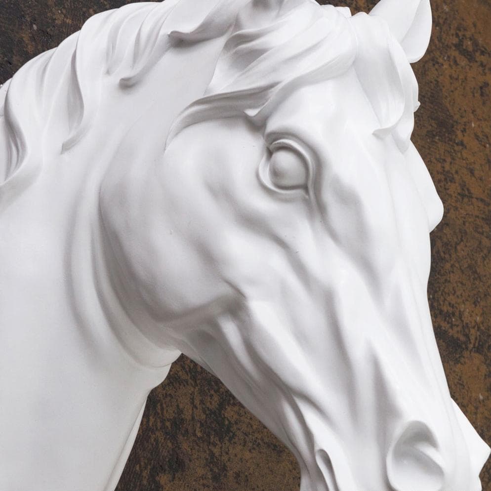 特大サイズ 馬 壁掛けオブジェ 飾り 置物 オブジェ インテリア L54