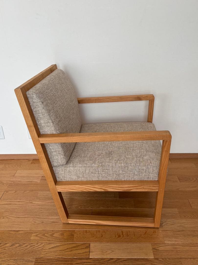 【AD CORE】ラウンジチェア 1PソファA-MODEオーク椅子 【ADコア】