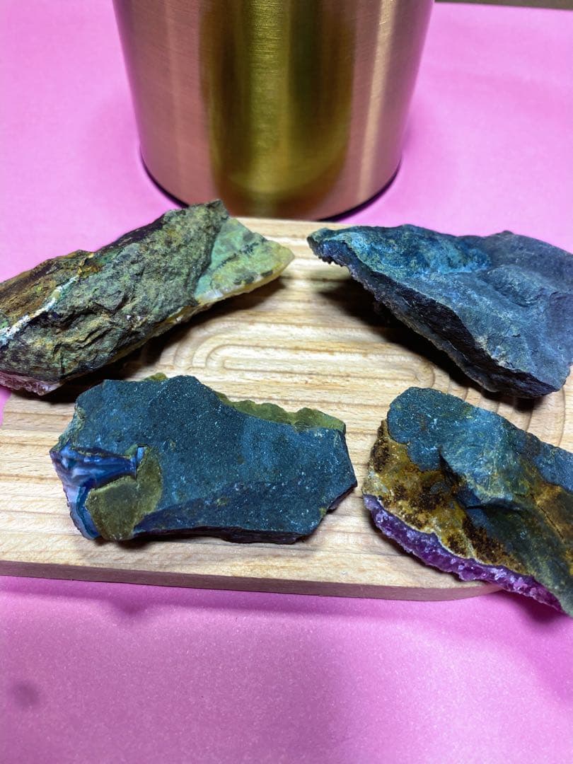 シュガーアメジスト　レインボーアメジスト　シュガードゥルージー　4つセット