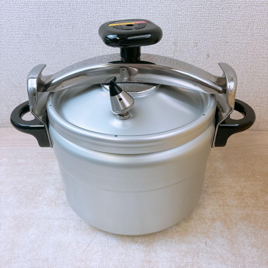 理研 圧力鍋 1升炊き 6L スピードクッキング 圧力なべ 両手鍋 自宅保管品