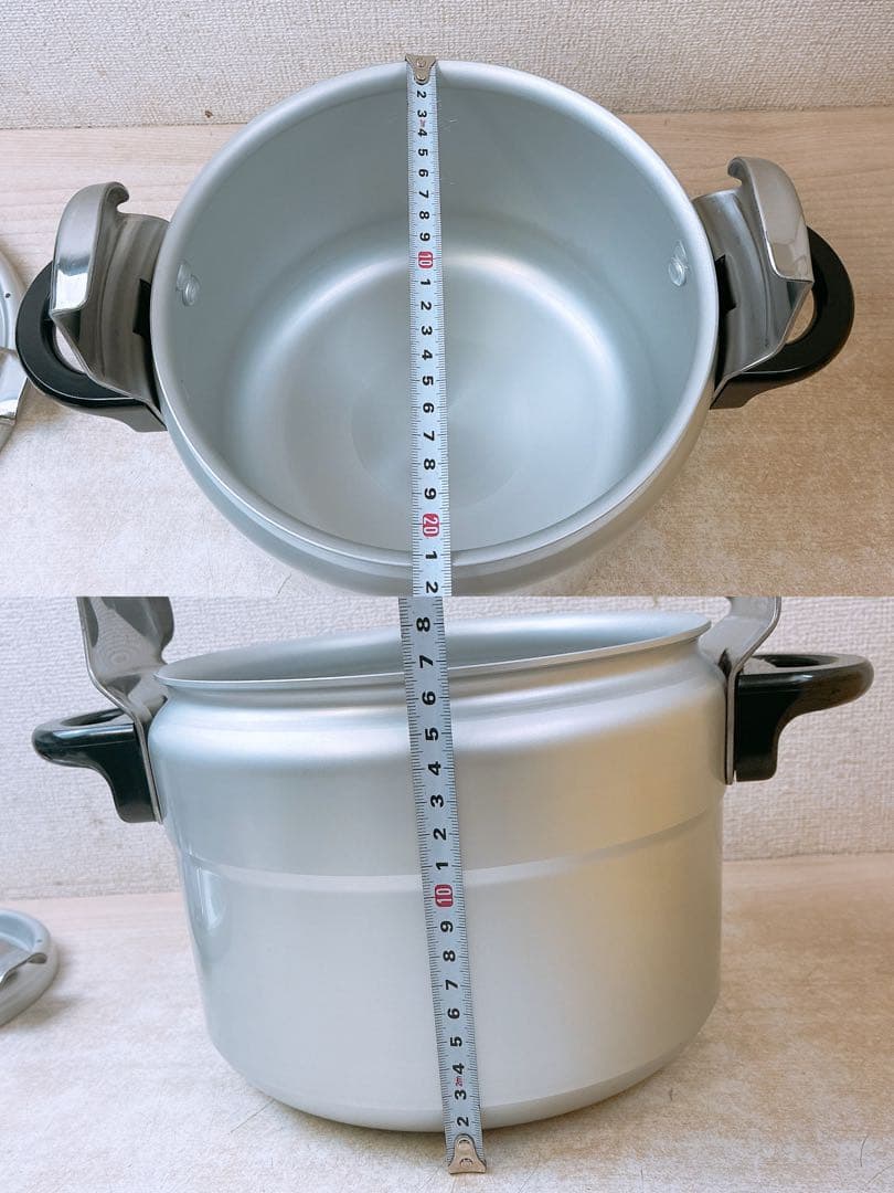理研 圧力鍋 1升炊き 6L スピードクッキング 圧力なべ 両手鍋 自宅保管品