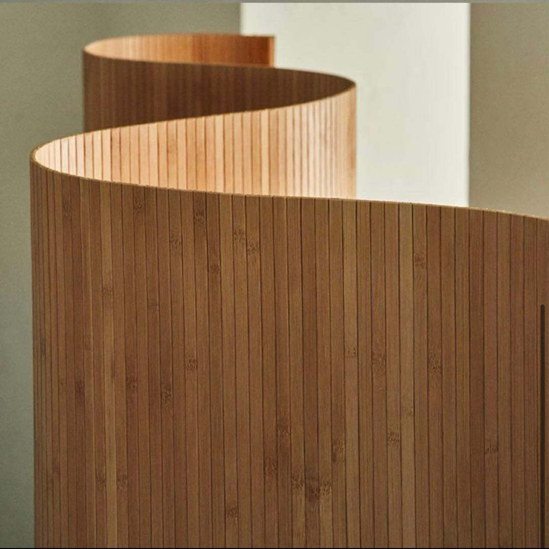 ‼️美品‼️即配達‼️売り尽くし破格‼️木製 波形パーテーション ウッド