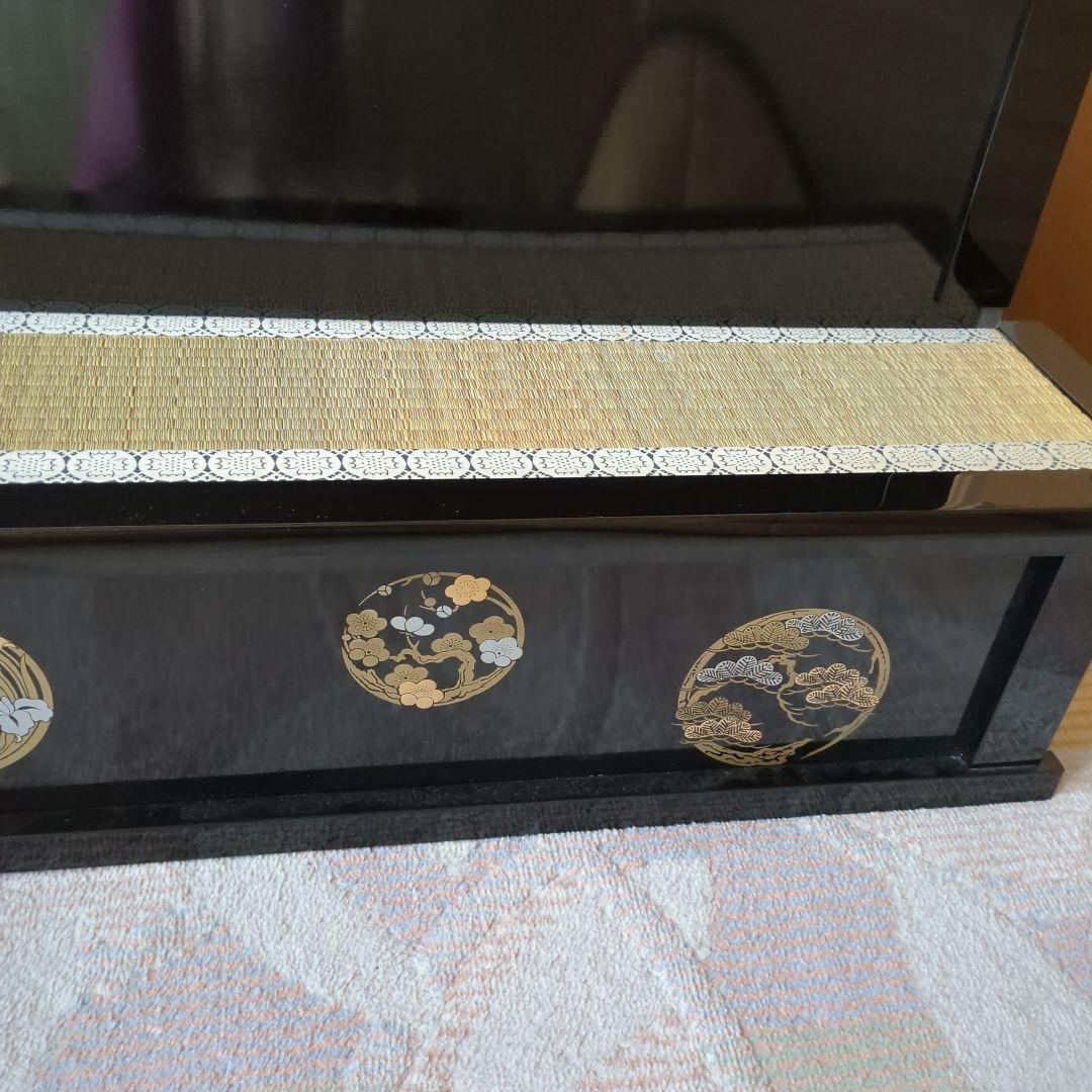 【まちゃっぺこ様】五月人形飾り台、屏風セット　保管品