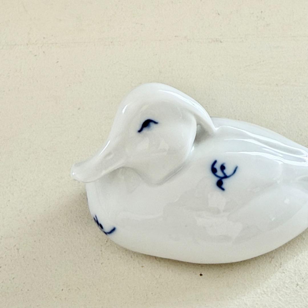 レア美品☆ロイヤルコペンハーゲンフィギュリン　デンマーク製　置物　アヒル　鴨