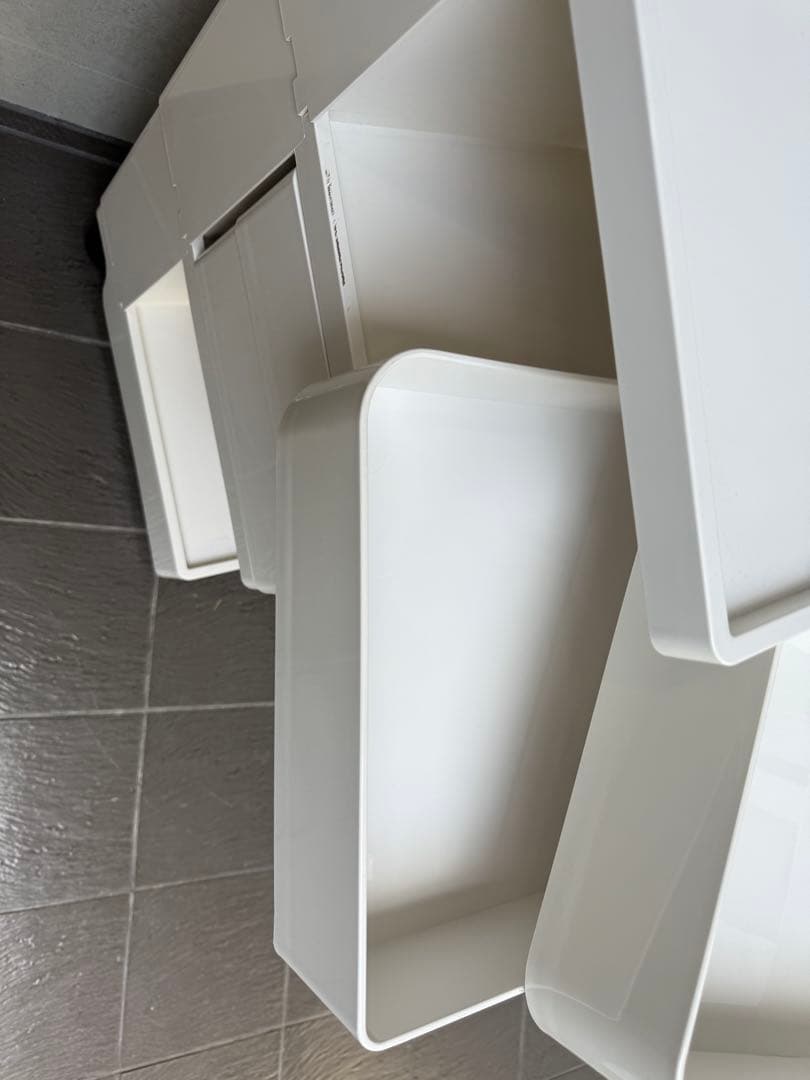 【正規品】 ボビーワゴン　3段4トレイ ホワイト　刻印