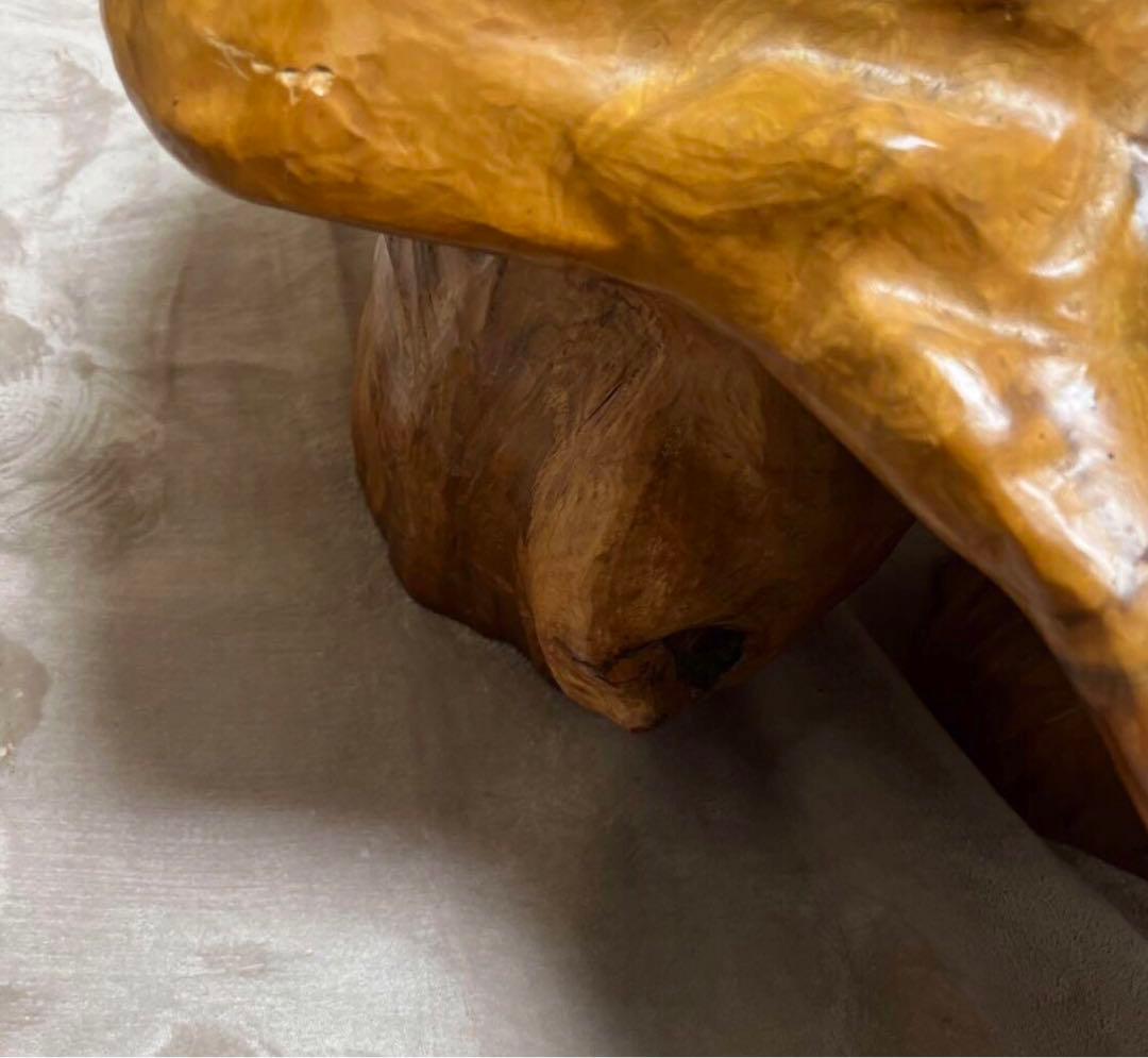 天然ケヤキ一枚板ローテーブル