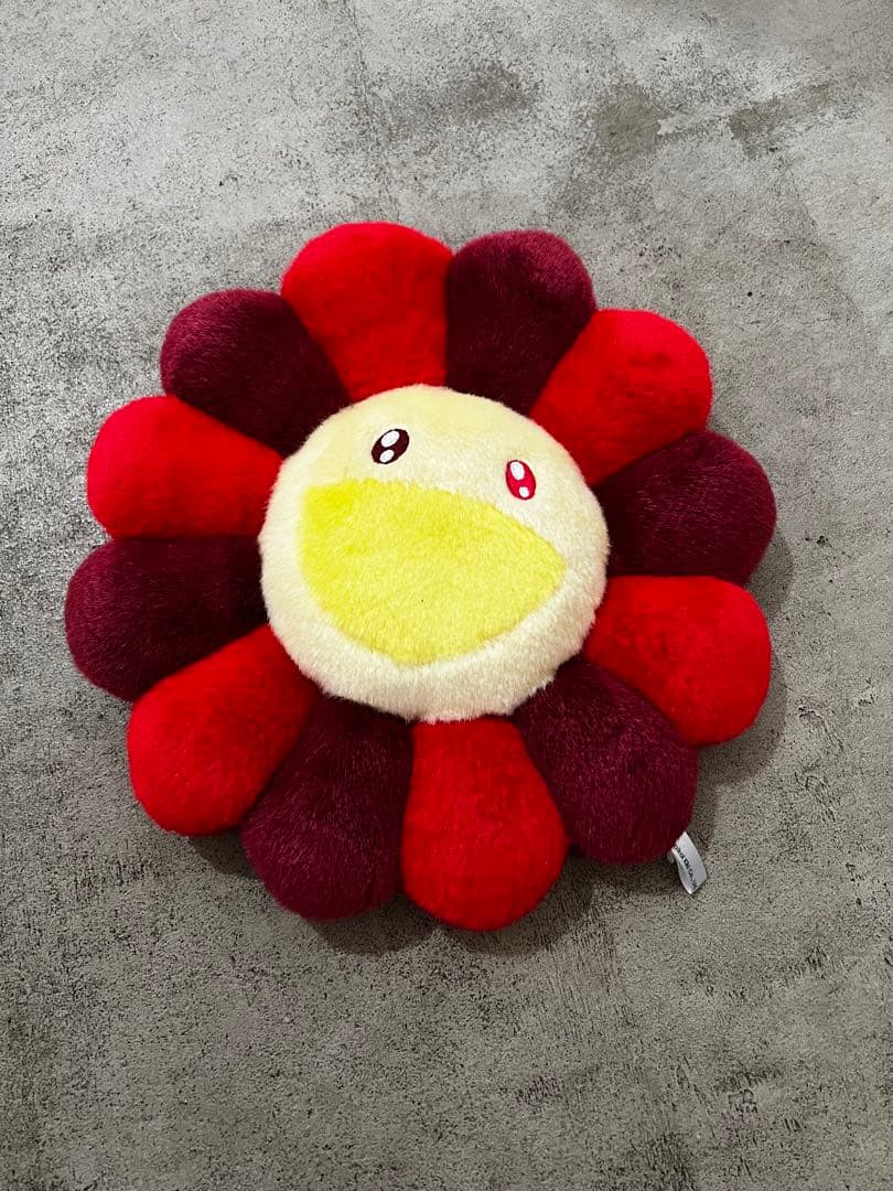 別売り可能 村上隆 フラワークッション 30cm レインボーカイカイキキ2