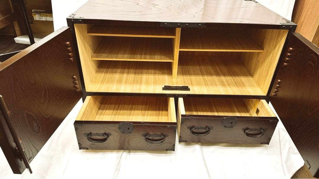 【送料無料・未使用】定価163,800円／青木産業／サイドボード／収納