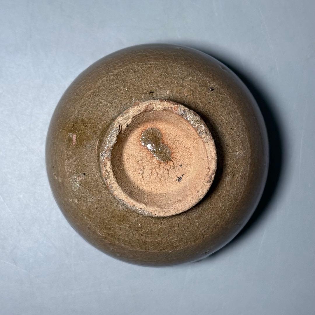 古唐津 無地唐津 奥高麗茶碗 古美術 蒐集家旧蔵 茶道具 飴釉