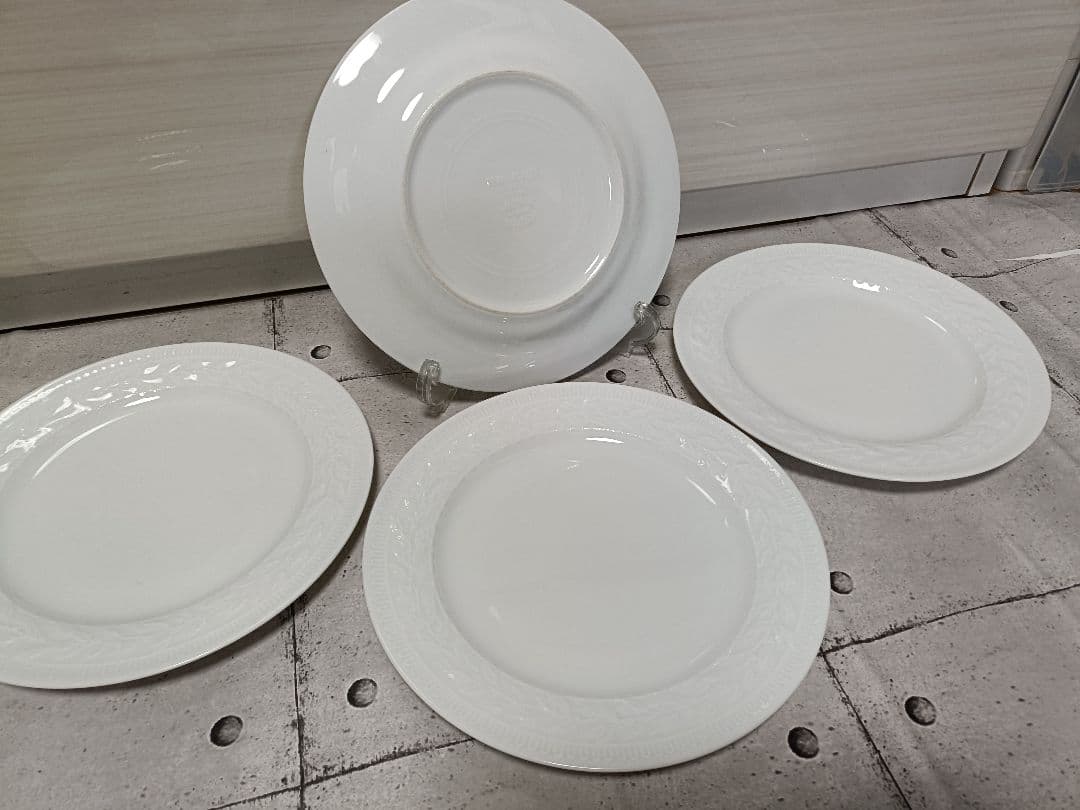 ベルナルド 4枚　Louvre (ルーブル）BERNARDAUD 21cm