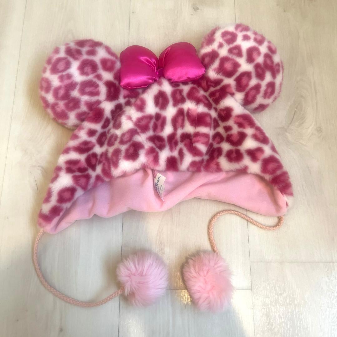 ⭐️大幅値下げ！⭐️ヒョウ柄 ピンク ディズニーファンキャップ