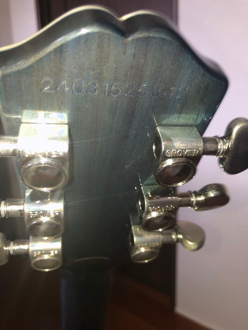 エピフォン/レスポールカスタム（Transparent Blue）