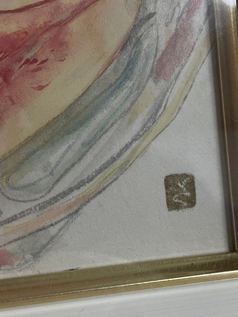 絵画 日本画 桃の絵 インテリア 0号絵画 アート