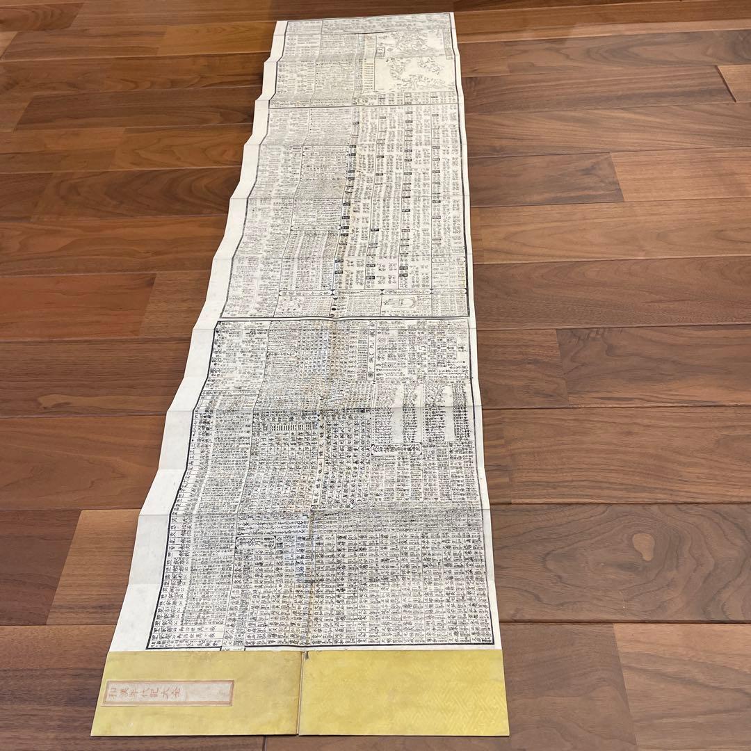 懐宝 和漢年代記大全 1822年 文政5年 再刷