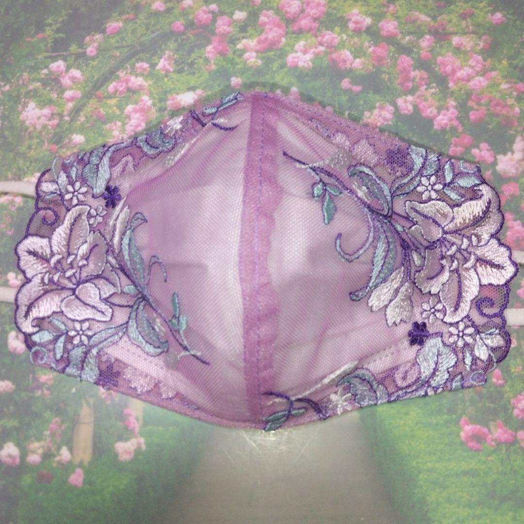 おしゃれなマスクカバー/裏地高島ちぢみ(25271)