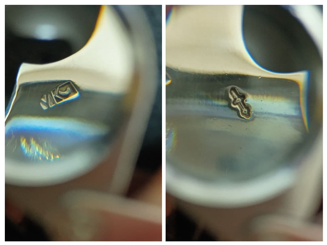 デザートフォーク アンティーク ヴァンケンペン アールヌーヴォー 銀833