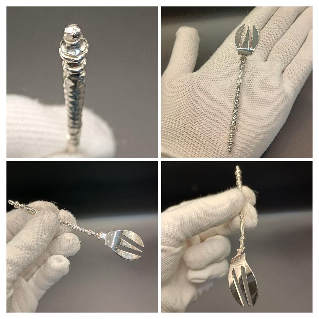 デザートフォーク アンティーク ヴァンケンペン アールヌーヴォー 銀833