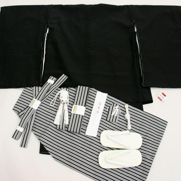 七五三 羽織袴フルセット 五歳 男児 正絹 日本製 紋付 祝着 NO2509