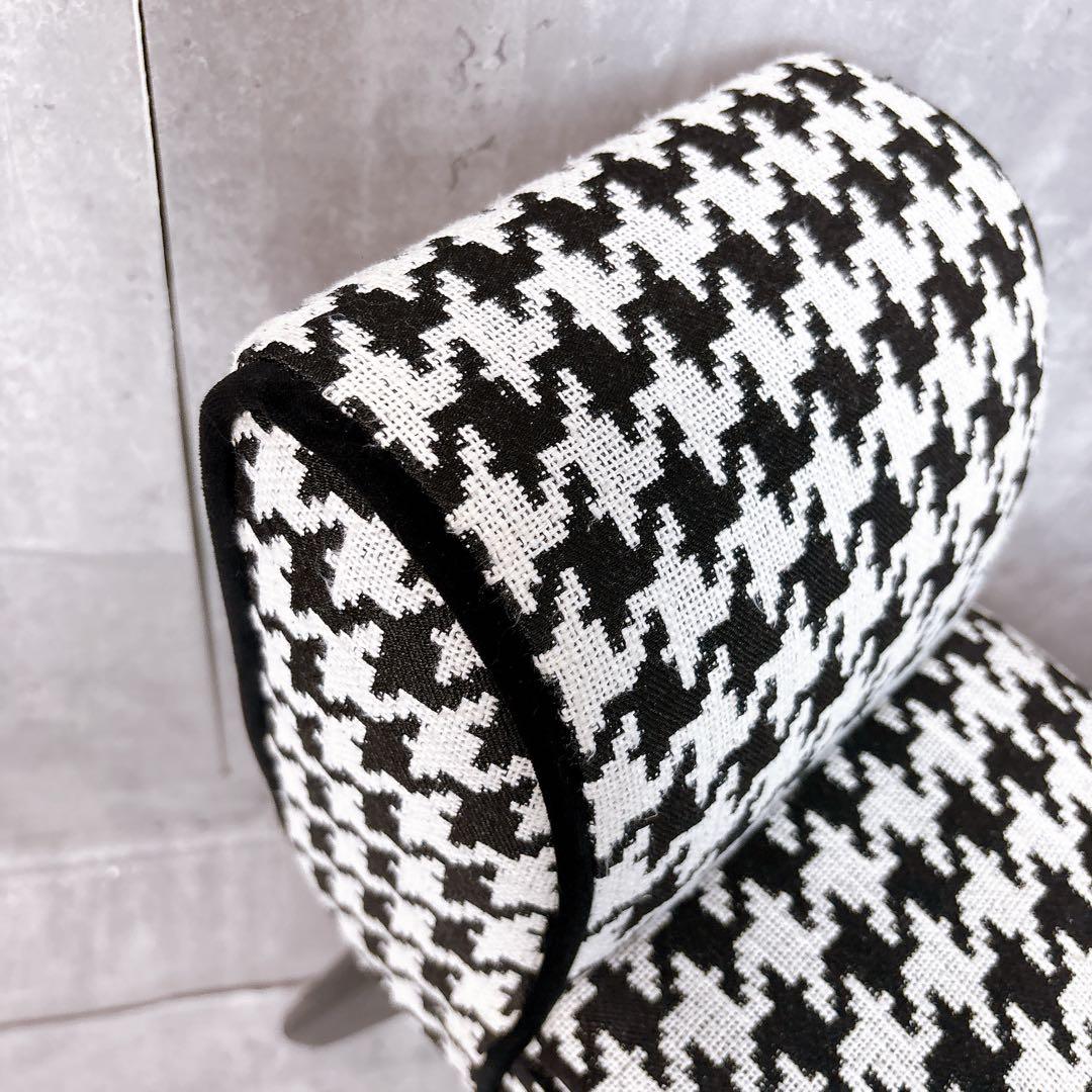 【美品】かわ畑 スツール 千鳥柄 S 66×23×52cm