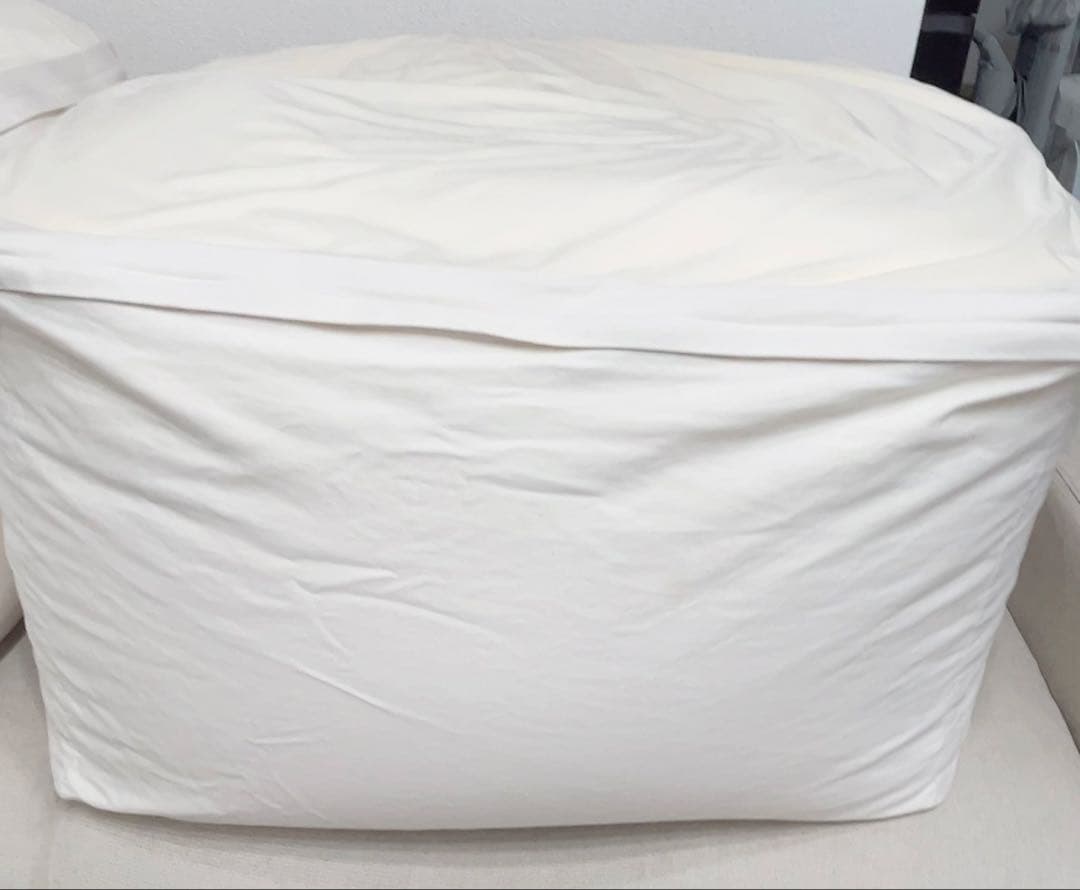 美品！無印良品 体にフィットするソファ 生成色 約65 x 65 x 43