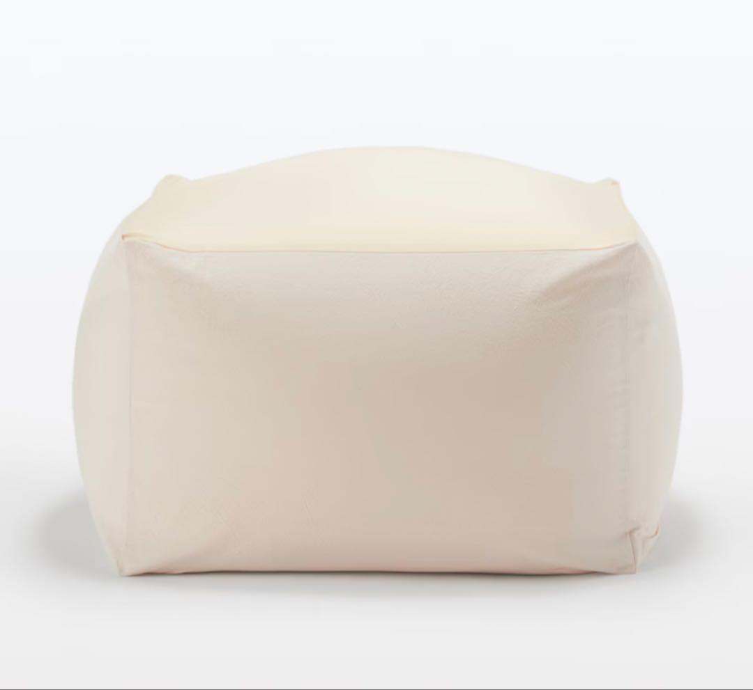 美品！無印良品 体にフィットするソファ 生成色 約65 x 65 x 43