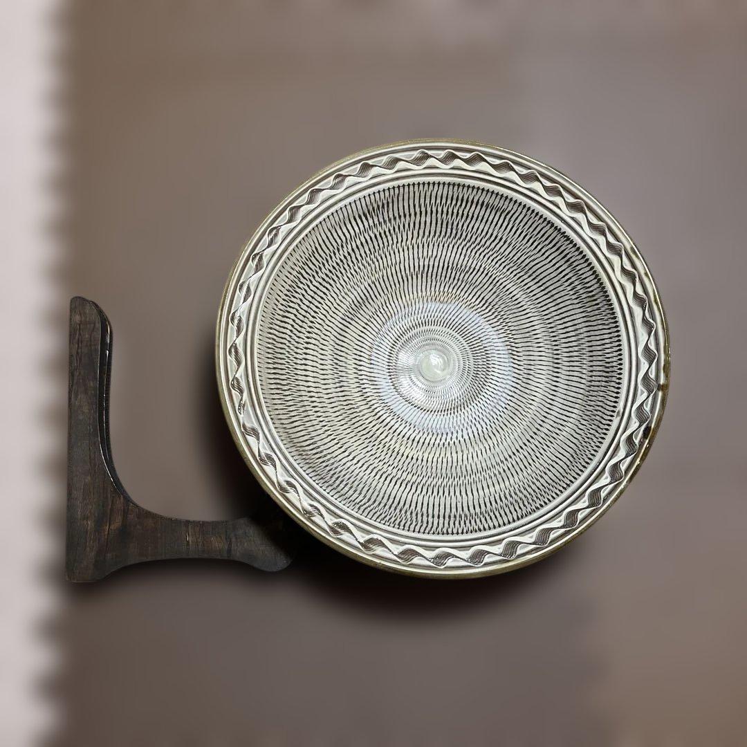 おんだ焼（小鹿田焼）　飛び鉋　直径44.5cm