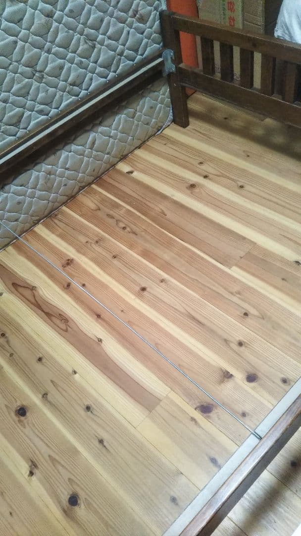 マットレス無 【下が高め★ワイン木箱が入る】セミダブル 木製 ベッド フレーム