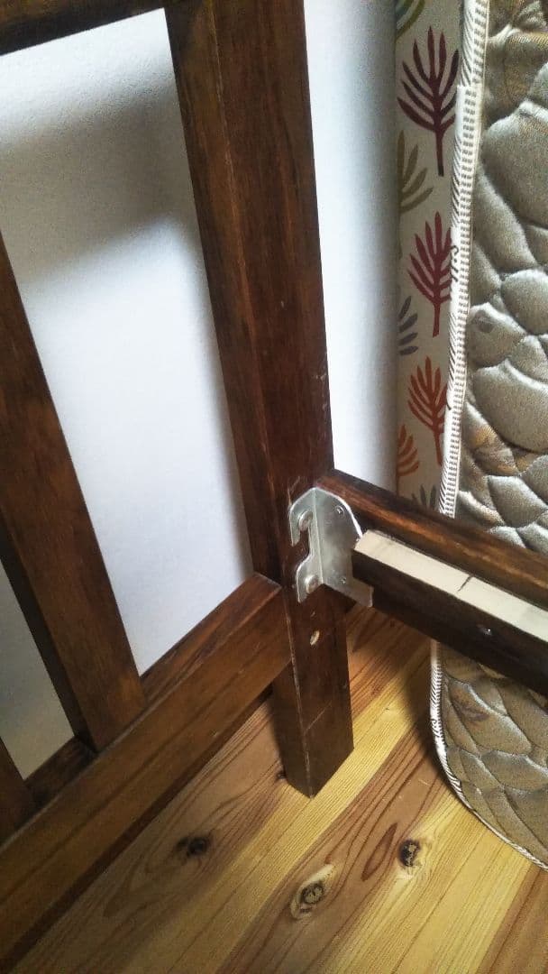 マットレス無 【下が高め★ワイン木箱が入る】セミダブル 木製 ベッド フレーム