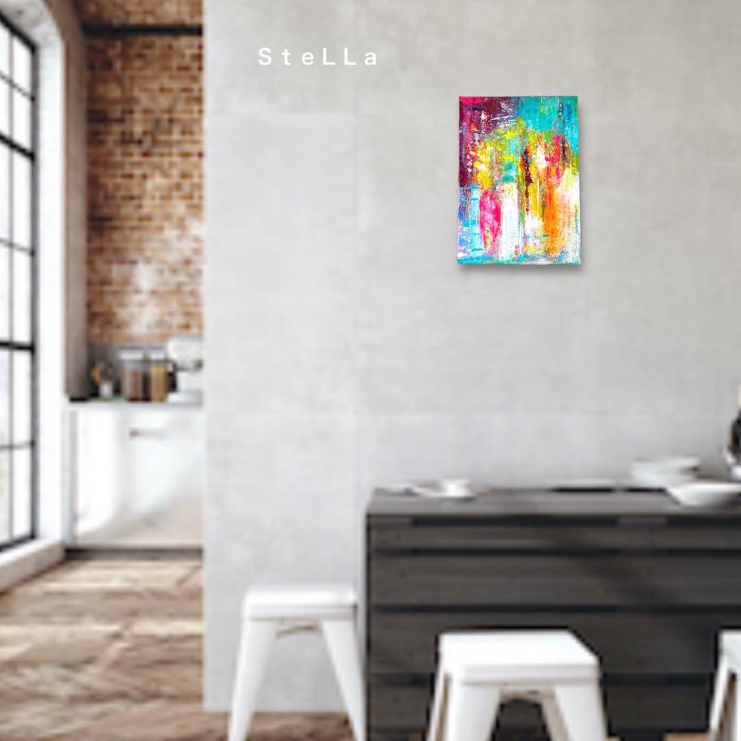 モダンアート 北欧アート 現代アート マルチカラー 壁掛け インテリア