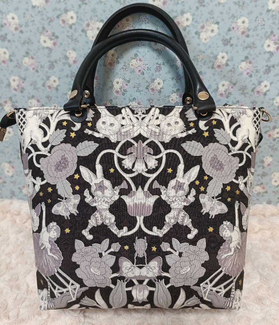 は*☆様 ジョリーフルール　SHOWTIME ブラック　フリルトート