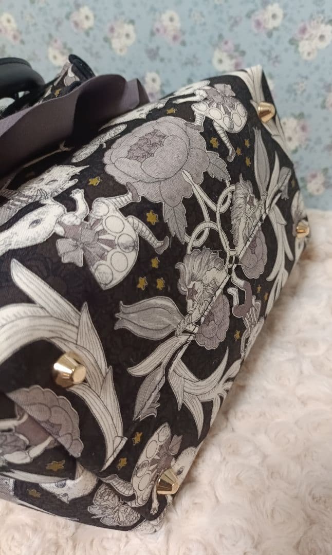 は*☆様 ジョリーフルール　SHOWTIME ブラック　フリルトート