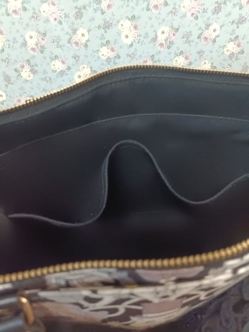 は*☆様 ジョリーフルール　SHOWTIME ブラック　フリルトート