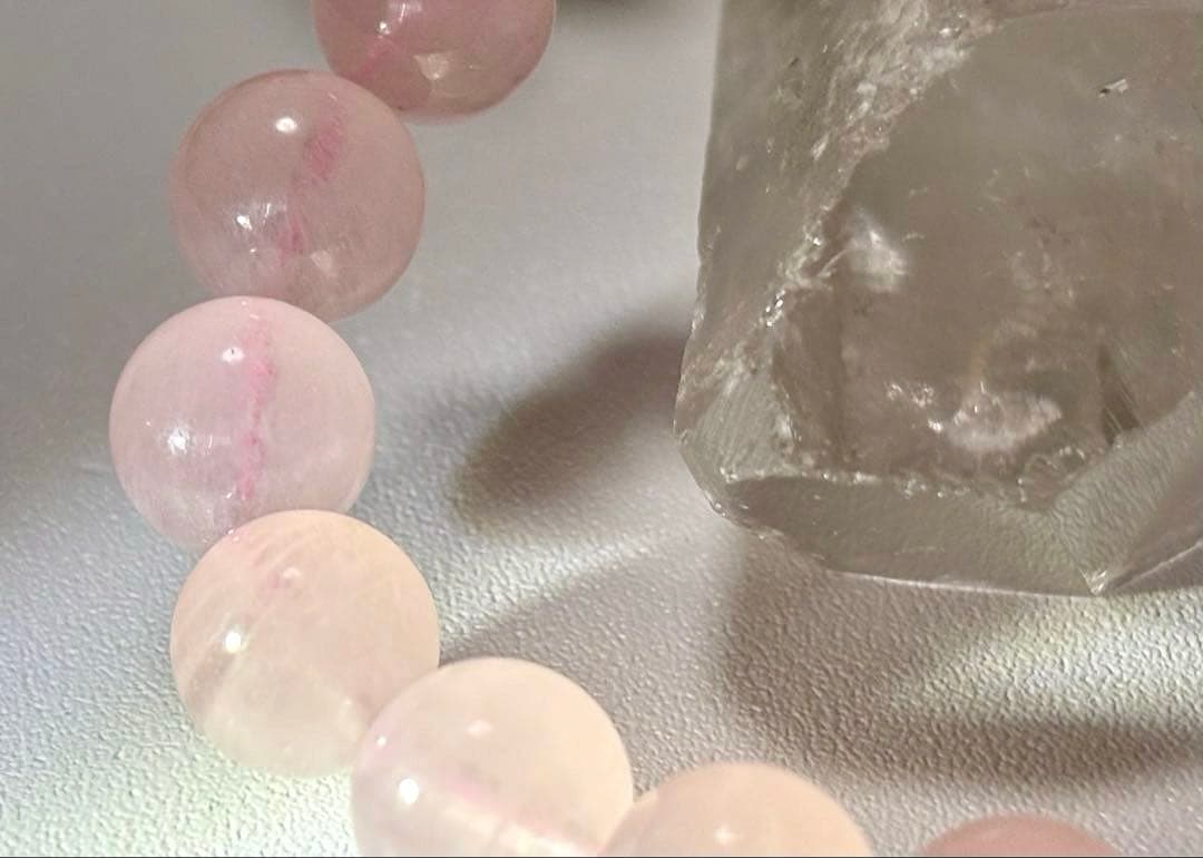 最高品質　超希少入手困難　愛の精霊の宝物　エンジェルローズモルガナイトのブレス